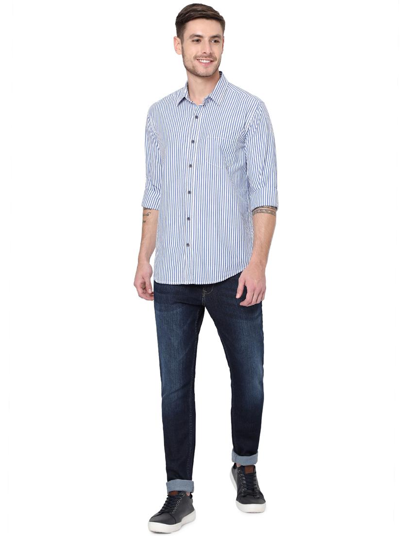 blue skinny fit jeans - 18330010 - Zoom Image - 4