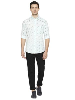 blue cotton slim fit jeans - 18330029 - Standard Image - 4