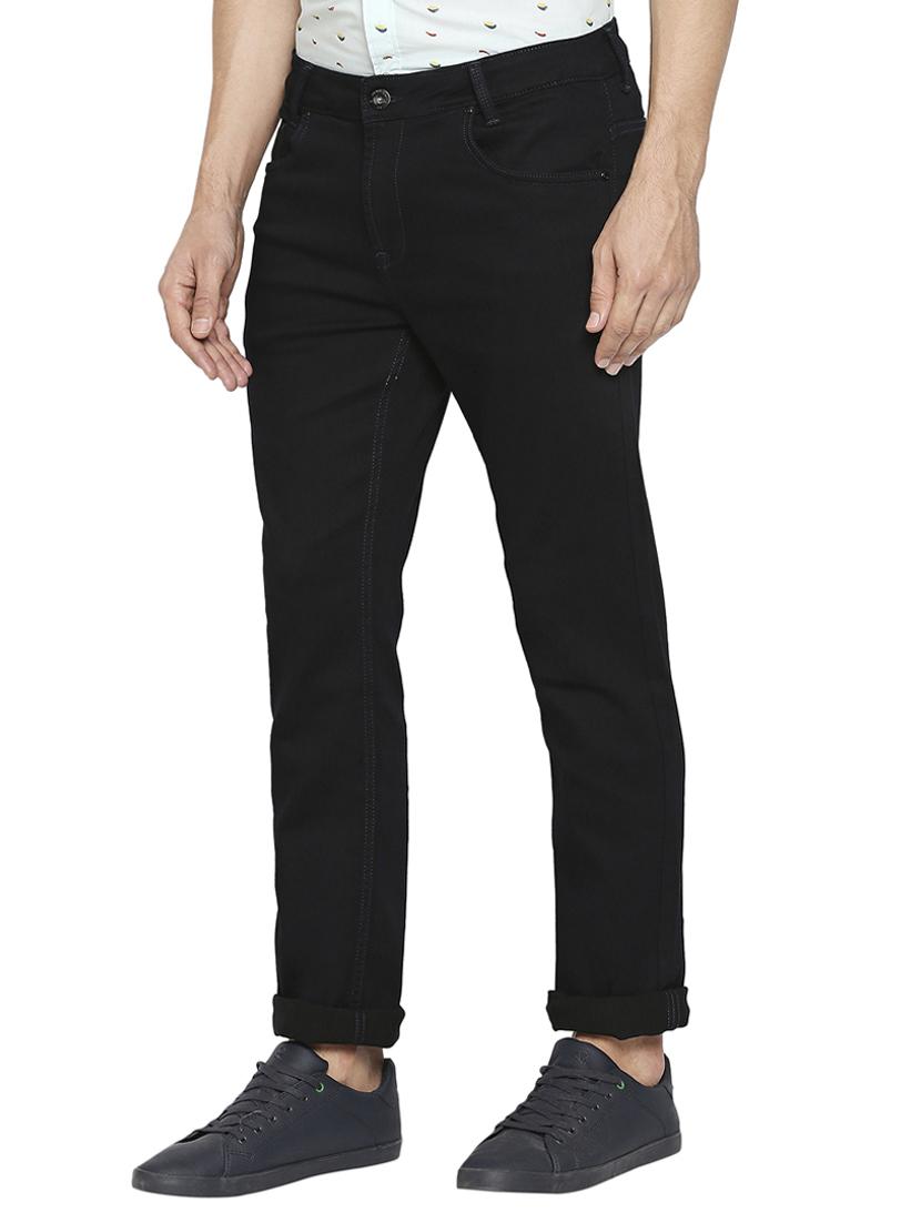 blue cotton slim fit jeans - 18330029 - Zoom Image - 2
