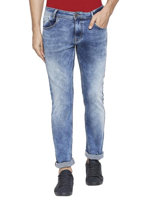 dark blue slim fit jeans - 18330034 - Standard Image - 1