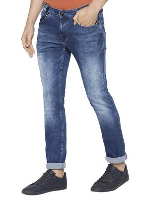 dark blue slim fit jeans - 18330035 - Standard Image - 2