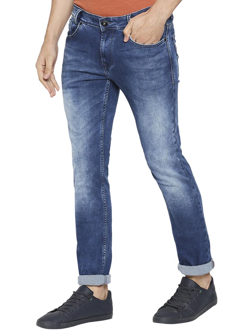 dark blue slim fit jeans - 18330035 - Zoom Image - 2