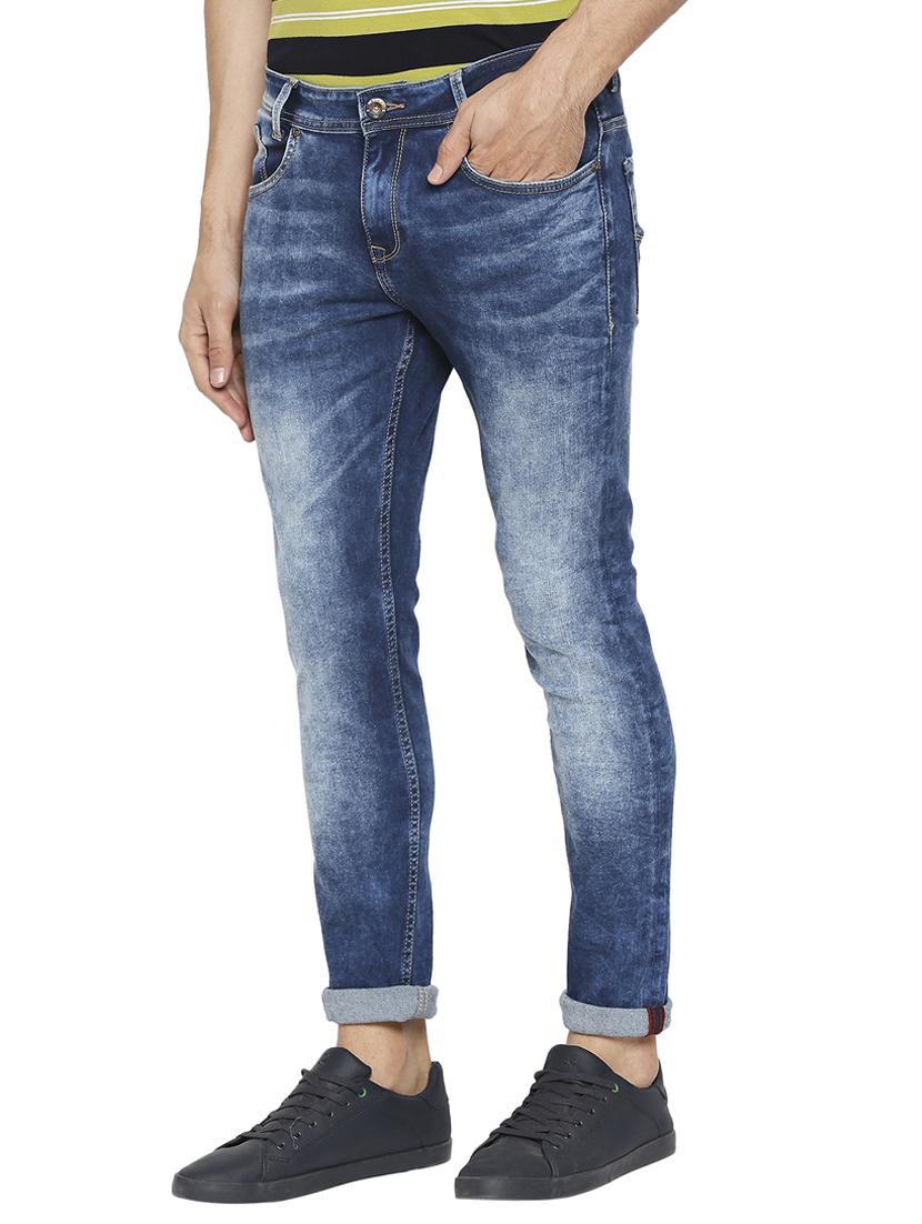 dark blue slim fit jeans - 18330038 - Zoom Image - 2