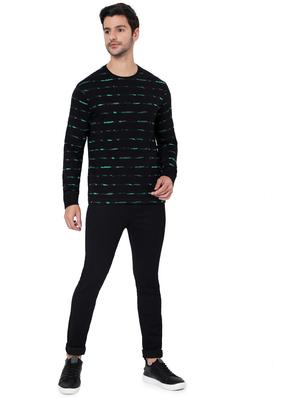 black cotton blend sweatshirt - 18330111 - Standard Image - 4