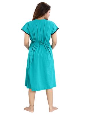 light blue cotton maternity wear - 18330186 - Standard Image - 5