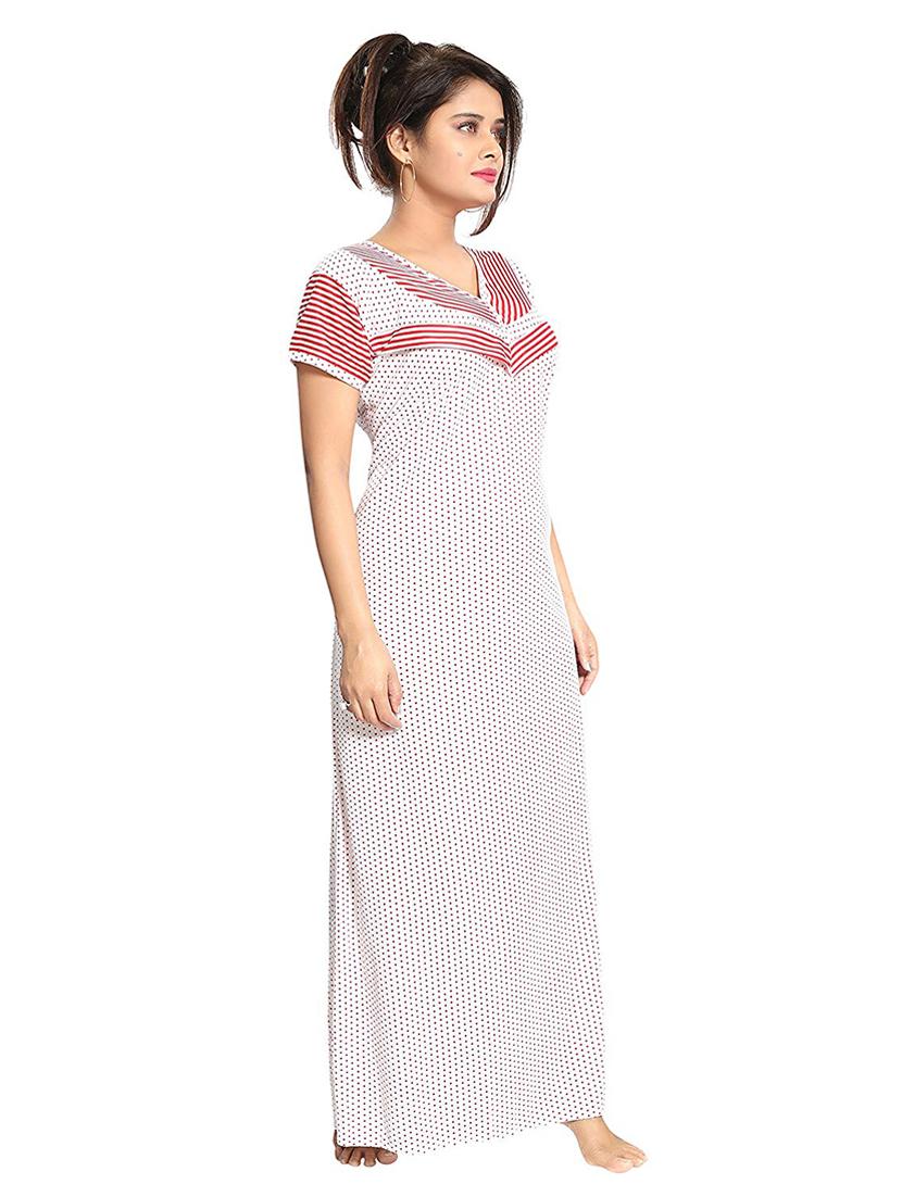 red satin maternity wear - 18330210 - Zoom Image - 3