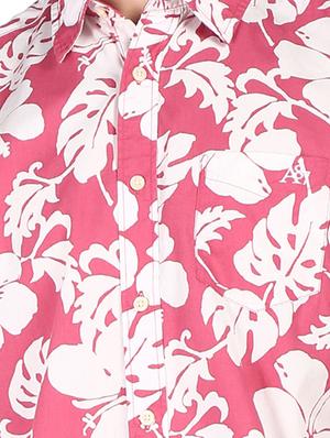 red printed casual shirt - 18330651 - Standard Image - 6