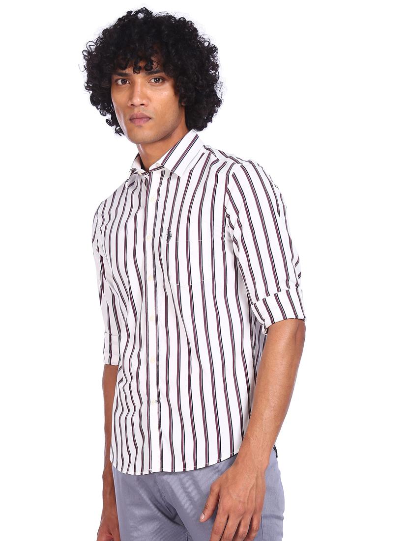 white checkered casual shirt - 18331043 - Zoom Image - 2