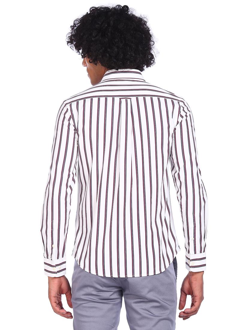 white checkered casual shirt - 18331043 - Zoom Image - 3