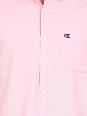 pink cotton solid casual shirt - 18331233 - Standard Image - 6