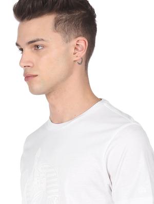 white solid t-shirt - 18332295 - Standard Image - 5