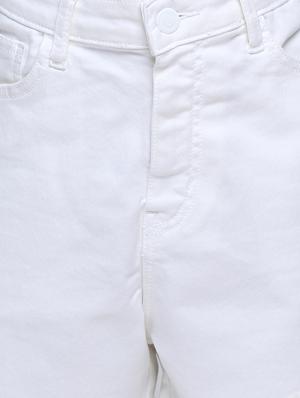 solid denim shorts - 18332304 - Standard Image - 5