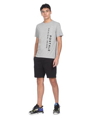 grey front printed t-shirt - 18332384 - Standard Image - 4