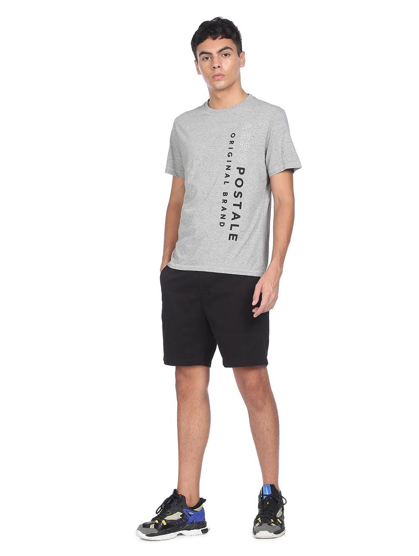 grey front printed t-shirt - 18332384 - Zoom Image - 4