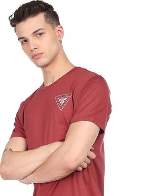 red solid t-shirt - 18332454 - Standard Image - 4
