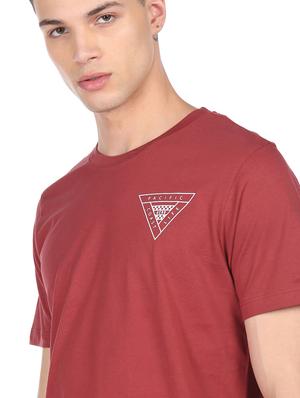 red solid t-shirt - 18332454 - Standard Image - 5