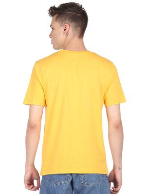 yellow front printed t-shirt - 18332467 - Standard Image - 3