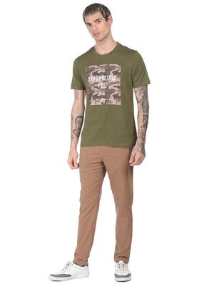 green front print t-shirt - 18332476 - Standard Image - 4