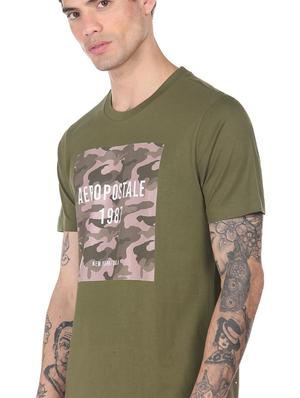 green front print t-shirt - 18332476 - Standard Image - 5