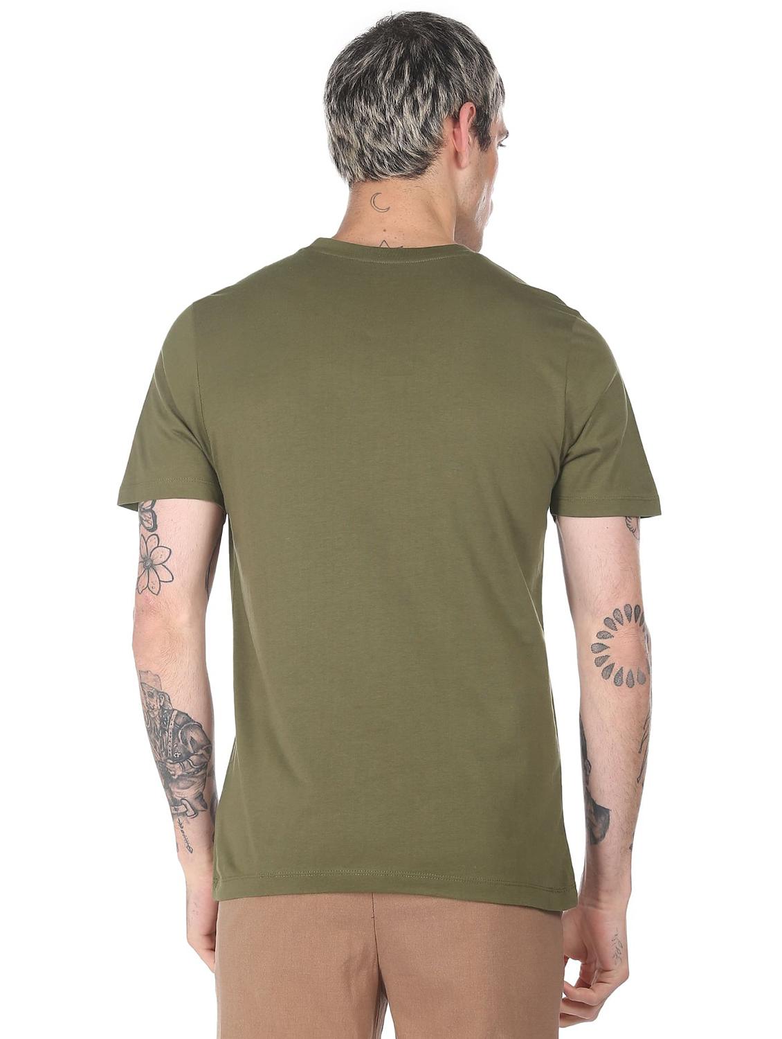 green front print t-shirt - 18332476 - Zoom Image - 3
