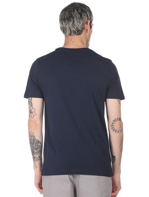blue front print t-shirt - 18332482 - Standard Image - 3