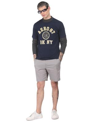 blue front print t-shirt - 18332482 - Standard Image - 4