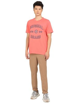 orange front printed t-shirt - 18332487 - Standard Image - 4