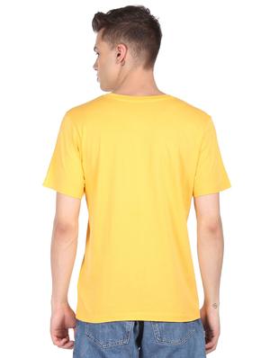 yellow front print t-shirt - 18332503 - Standard Image - 3
