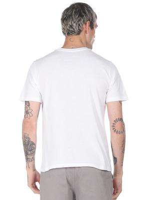 white front print t-shirt - 18332506 - Standard Image - 3