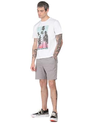white front print t-shirt - 18332506 - Standard Image - 4