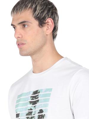 white front print t-shirt - 18332506 - Standard Image - 5