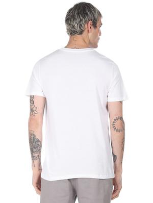white front print t-shirt - 18332512 - Standard Image - 3