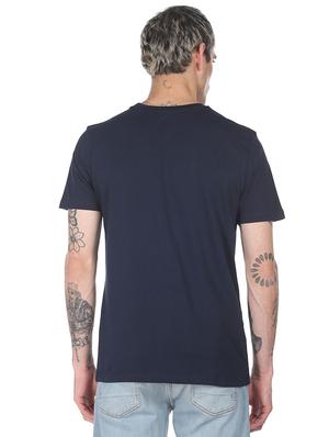 blue front print t-shirt - 18332518 - Standard Image - 3