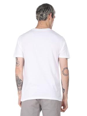 white front print t-shirt - 18332519 - Standard Image - 3