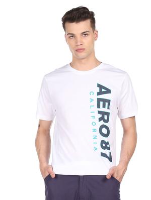 white front print t-shirt - 18332530 - Standard Image - 2