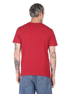red chest printed t-shirt - 18332532 - Standard Image - 3