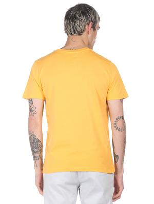 yellow front print t-shirt - 18332538 - Standard Image - 3