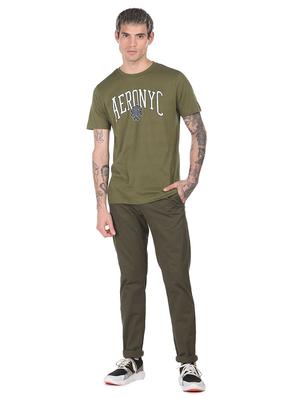 green front print t-shirt - 18332554 - Standard Image - 3