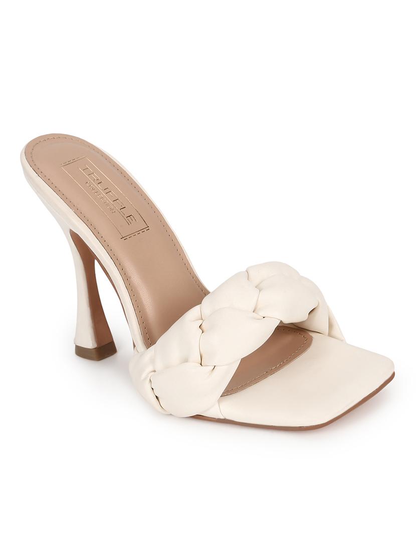 white slip on sandal - 18333511 - Zoom Image - 1