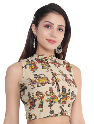 red rinted blouse - 18334319 - Standard Image - 3
