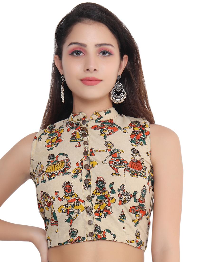 red rinted blouse - 18334319 - Zoom Image - 1