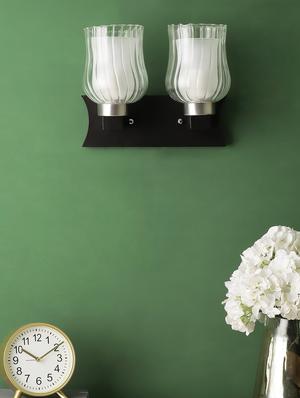 black white glass wall sconces by jainsons lights- s-36-2w - without bulb - 18334455 - Standard Image - 3