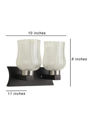 black white glass wall sconces by jainsons lights- s-36-2w - without bulb - 18334455 - Standard Image - 6