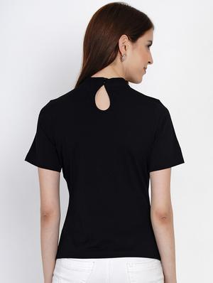 crew neck typography tee - 18334849 - Standard Image - 3
