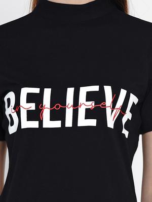 crew neck typography tee - 18334849 - Standard Image - 5