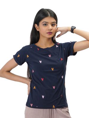 round neck printed tee - 18334952 - Standard Image - 2