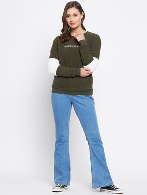 long sleeve printed regular sweatshirt - 18335079 - Standard Image - 4