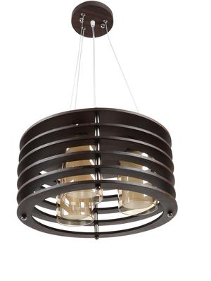 brown wood golden glass 12inch 3 light chandelier by jainsons lights- m-19-3lp-rd-gd - without bulb - 18335462 - Standard Image - 5