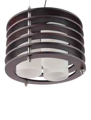 brown wood white glass 12inch 3 light chandelier by jainsons lights- m-19-3lp-rd-wh - without bulb - 18335464 - Standard Image - 5