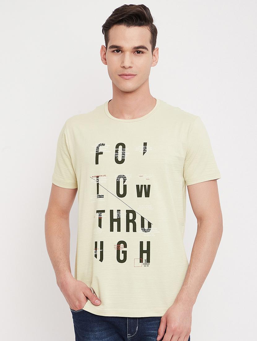 white front print t-shirt - 18335864 - Zoom Image - 1